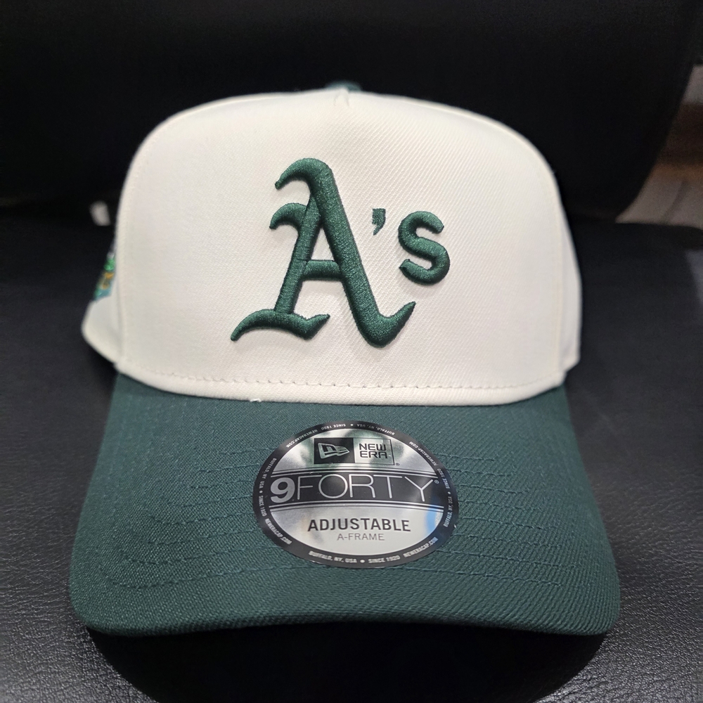 New Era Green and Tan A's Snapback